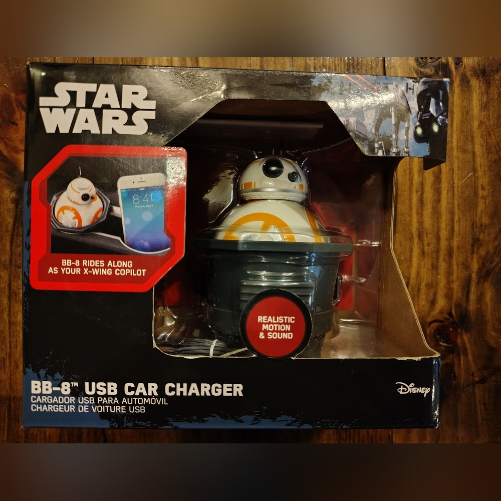 Disney Star Wars BB-8 USB Car Charger W/ 2 USB Charging Ports ThinkGeek